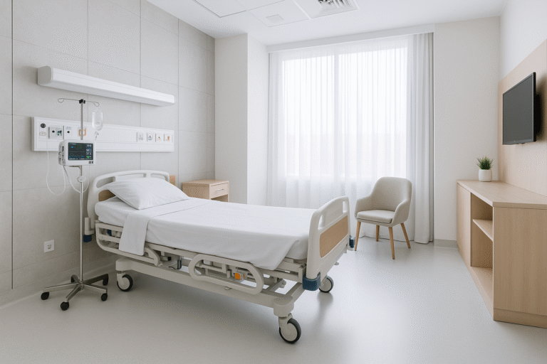 Clean, comfortable patient rooms & premium suites